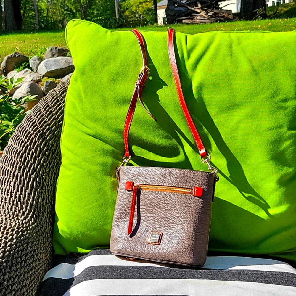 Dooney & Bourke pebble-leather cross-body bag